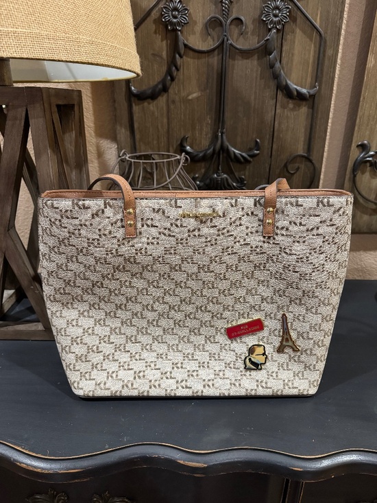Karl Lagerfeld Handbags - Karl Lagerfeld Paris Maybelle monogram tote bag